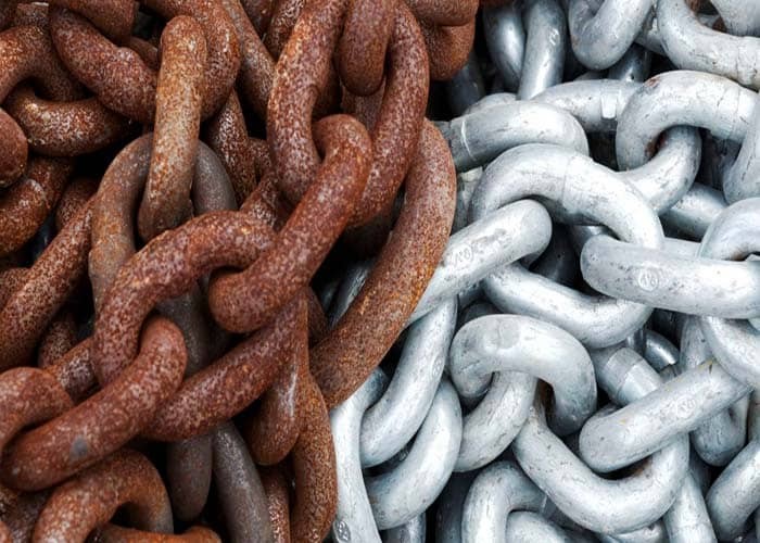 فرمول محلول زنگ بر