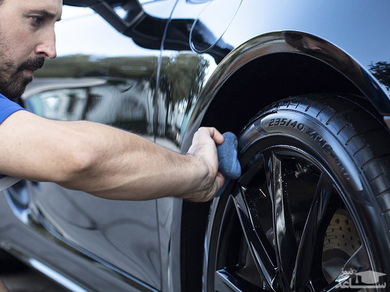 فرمول اسپری براق کننده و شوینده رینگ خودرو